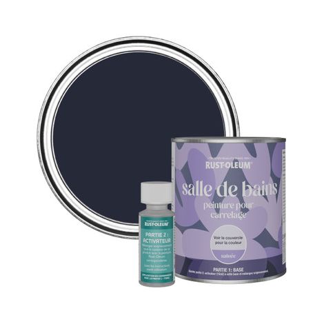 Peinture pour Carrelage de Salle de Bain, Finition Satinée - Odyssée 750ml (1/3)