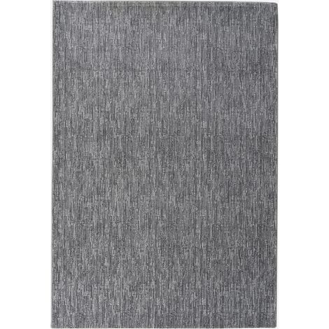 Tappeto moderno rettangolare 3D zona living Double grigio GRI011 (1/3)