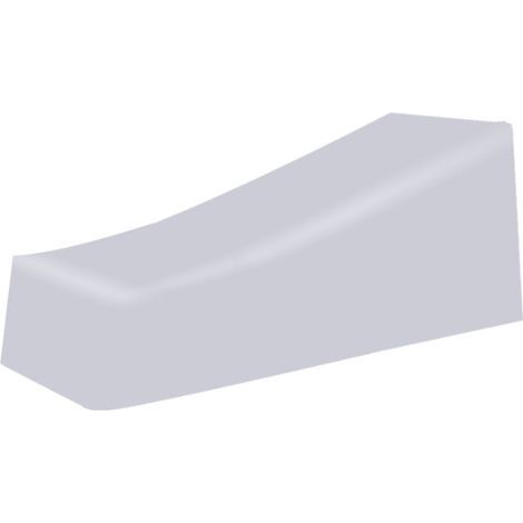 Fundas para muebles de jardín AIDUCHO, impermeables y a prueba de polvo, para sillas rectangulares, para patio y exteriores – 420d Plata (210x75x40/80cm) (1/5)