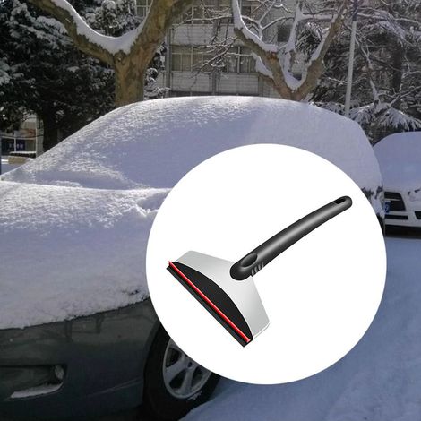 Grattoir à glace, pelle à neige, outil de dégivrage et de nettoyage de pare-brise pour voiture et camion en hiver. (1/3)