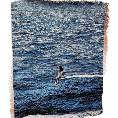 Couverture et tapisserie décorative "La Mer", 155×130 cm (1/5)