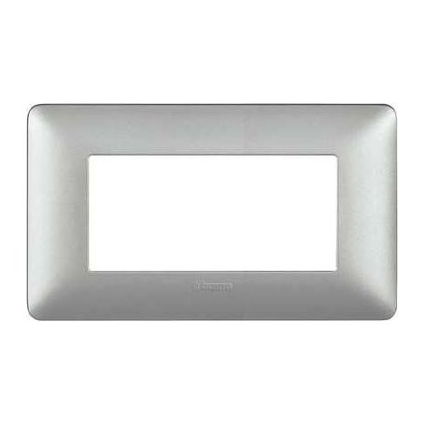 Am4804Msl Placa de 4 Módulos Color Plata Matex