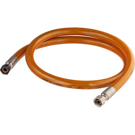– Flexible inox 2 mètres pour gaz Butane et Propane – Tuyau flexible – Raccords 20x150 et 1/2 – Utilisation intérieure et extérieure (1/3)