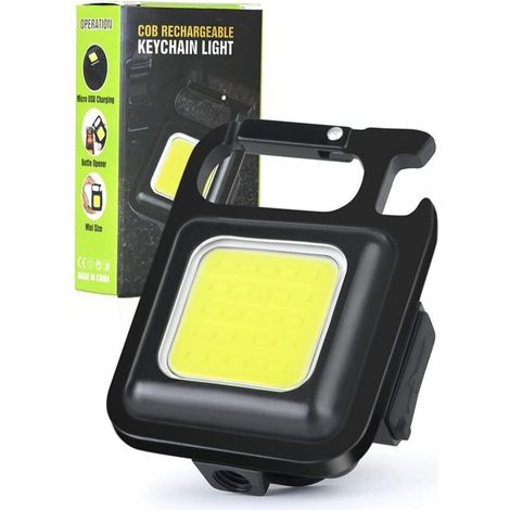 Tragbare LED-Arbeitsleuchte, 800 Lumen, mit Magnet und vier Leuchtmodi für Mechanikerarbeiten und Heimwerkerprojekte