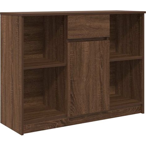Maison Exclusive - Credenza con Cassetto Rovere Marrone 101x35x76 cm in Truciolato