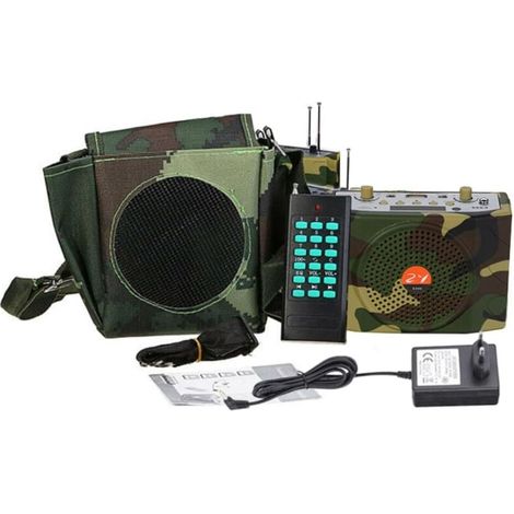 Richiamo elettrico per la caccia con telecomando, 28W - Kit altoparlante MP3 - Richiami elettronici - Richiamo per uccelli (1/4)