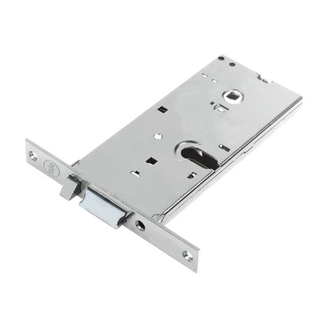 SERRATURA METALLO INFILARE ELETTRICA 85002 YALE  B.Q INOX F.MM 16 F.OV+SCR+F+Q8 H.MM 78 E.MM 80