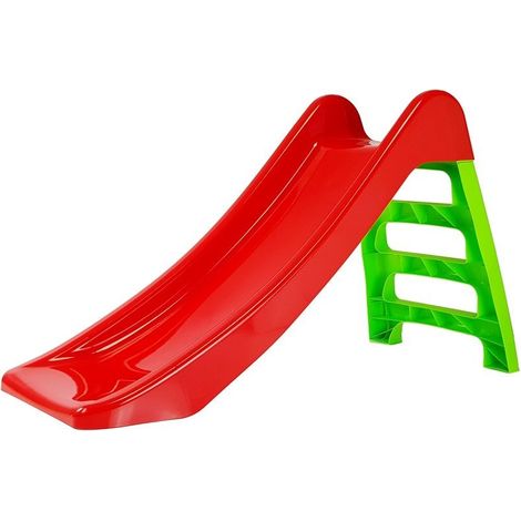 Gartenrutsche für Kinder, 3-stufige Leiter, rot, 67 cm, 428 (1/5)