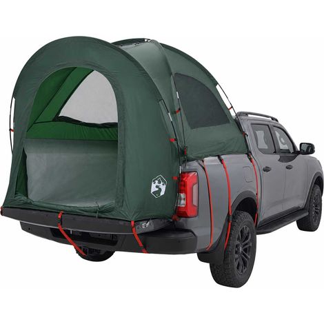 Tente de voiture abri extérieur pliable en polyester et acier vert armée 178 x 255 x 181 cm (1/5)
