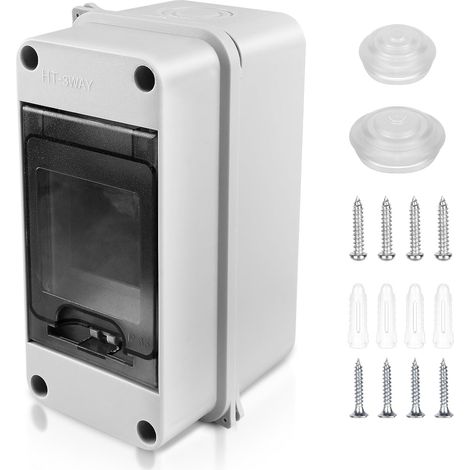 Coffret Electrique Etanche Exterieur Boîtier: Boîte Etanche Electrique Exterieur IP65, Tableau Electrique 1 Rangée, Boîtier Electrique Etanche