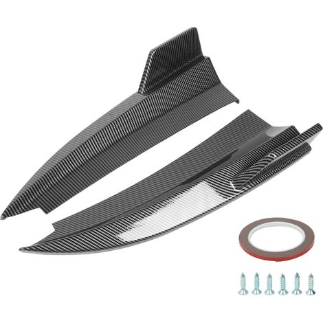 Diffuseur latéral de pare-chocs arrière gauche droite, 2 pièces, pour Benz classe C coupé C205 AMG Line C43 C63 2015 à 2021, Style Fiber de carbone. (1/4)