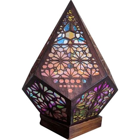 carduran Beleuchtung Lampe im Tiffany-Stil Stehlampe für Zuhause Tischlampe aus gebeiztem Kunststoff im Tiffany-Stil, Dekoration, Nachttisch, Nachttisch, Wohnzimmer, Schlafzimmer, Geschenk, mehrfarbig