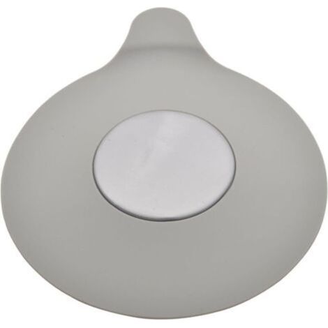 Bouchon bain et évier Baignoire en silicone Ensemble de vasque Bouchon d'eau en caoutchouc Bouche d'aspiration pour cuisines Salles de bains Laveries bouchon (Grey)-Ensoleillé (1/5)