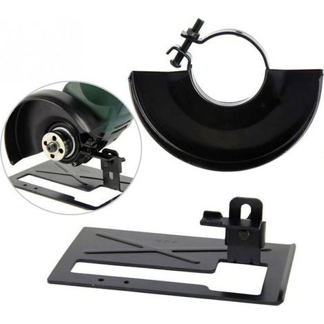Support de coupe spécial pour meuleuse d'angle, accessoires pour machine de coupe variable, plaque inférieure épaissie, coupe du (1/5)