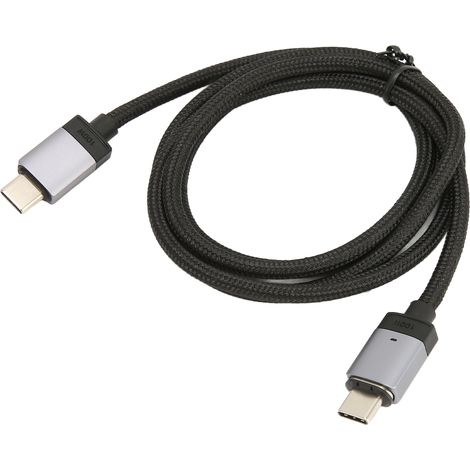 Câble USB-C Magnétique 100W 5A avec Indicateur LED pour Ordinateur Portable, Tablette et Téléphone (1m) (1/5)