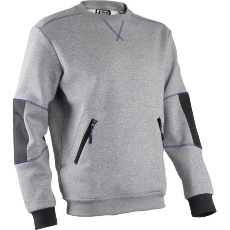 Arbeits-Pullover HATO - Meliert Grau L - 48/50 (1/2)