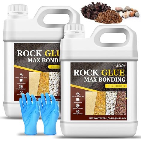 Gravel Binder - Stone Glue, Gravel Fixer, Resin Gravel for Fixing Stones, Bark - Outdoor Gravel Binding for Garden Paths, Stone Paths (1/5)