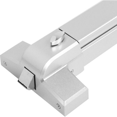 Serratura di sicurezza a pulsante in acciaio elettrolitico da 65 cm per porte di uscita di emergenza. (1/4)