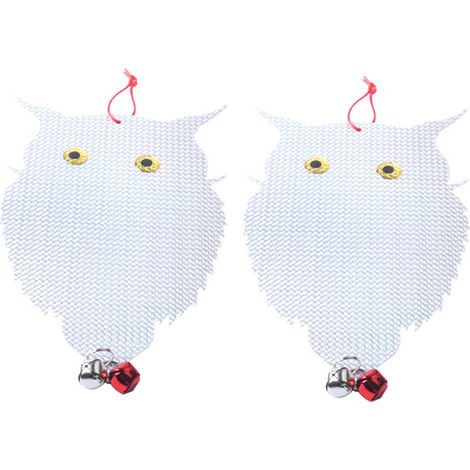 Effaroucheur Oiseaux Hibou - Répulsif Réfléchissant Anti-Collision Fenêtre - Pour Jardin Piscine Extérieur - Lot de 2 (1/5)