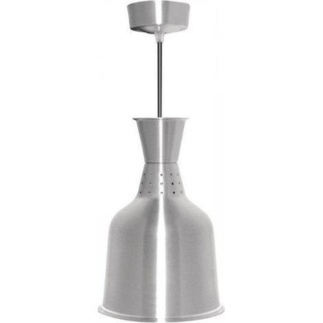 Lampe chauffante acier finition métal brossé 250 W, 220 V - MONO