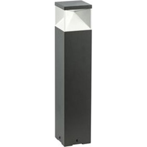 Paletto Basso Moderno Diamond Alluminio Grafite E Termoplastica 12W Led 4000K (1/2)