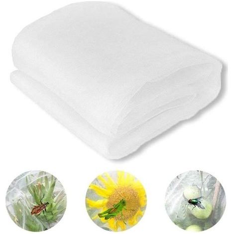 Anti-Insect Garden Netting, 60 Mesh, Protection for Plants, Fruits, Flowers, and Crops (10 x 2 m)