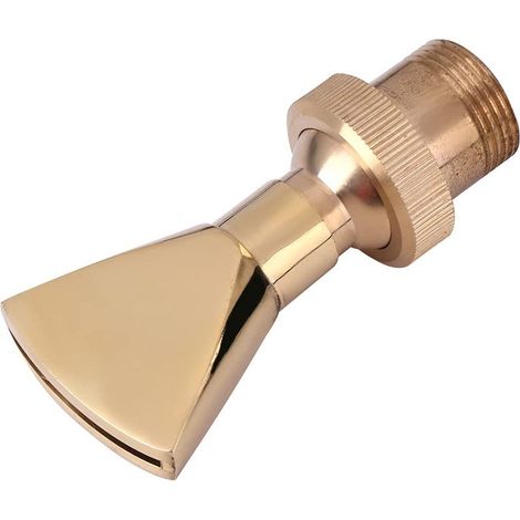 Messing-Springbrunnendüse, Springbrunnendüse, Flache Springbrunnendüse, Wasserfontänendüse, Fächerförmiger Messing-Sprinklerkopf 1/2" DN15 und 3/4" DN20 (1/5)