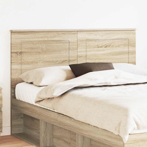 vidaXL Cabecero Roble Sonoma 100 cm Madera de ingeniería (1/5)