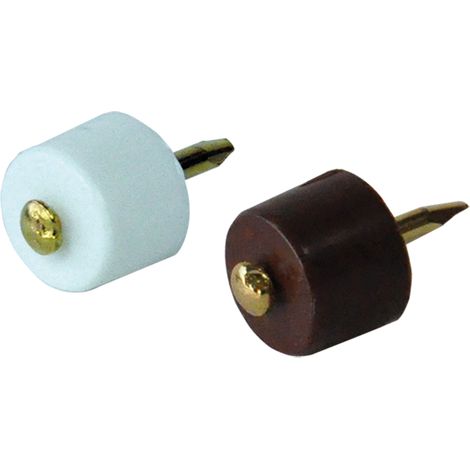 MENSOLINA REGGIPIANO A CHIODO pz 20 - marrone  - Blister Koncreto