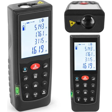 Télémètre laser Jusqu'à 70 m Précision 1,5 mm Bluetooth IP54 Appareil de mesure laser (1/5)