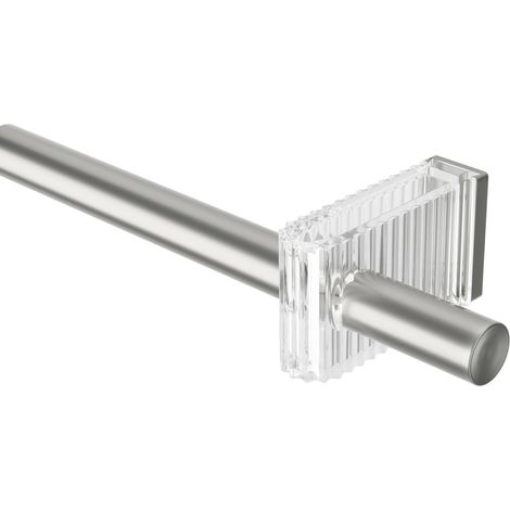 Flute Curtain Rod 107-305 cm D 2.5 cm Nickel-Steel Umbra (1/3)