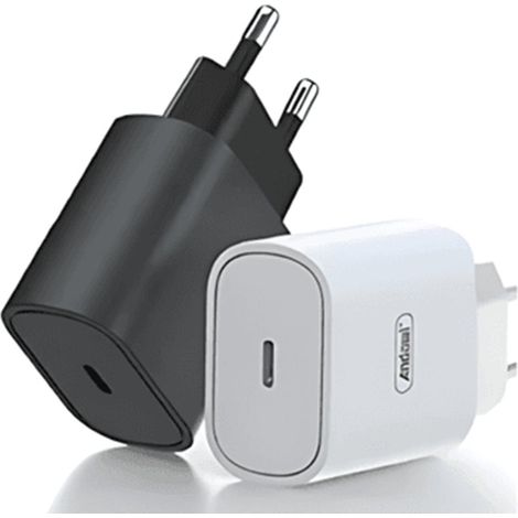 Andowl - Caricabatterie Adattatore Con Porta Type-c 20w Power Delivery / Quick Charge 3.0 Q-cd012 - (1/5)