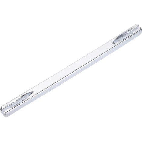 Barre De Verrou De Porte 130mm De Long Pour Serrure Ton Argenté (1/5)