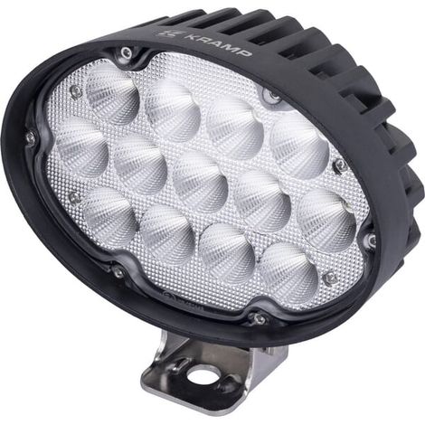 Faro da lavoro a LED ovale per John Deere, 65W 5200lm 10/30V con spina Deutsch a 2 pin, luce diffusa, 13 LED, Kramp LA10432 (1/5)