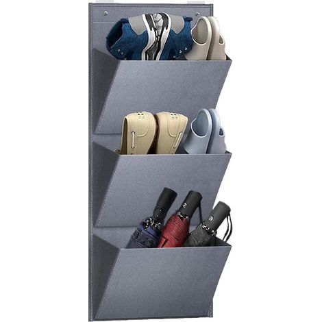 de rangement adhésif pour chaussures de camping car 6 paires