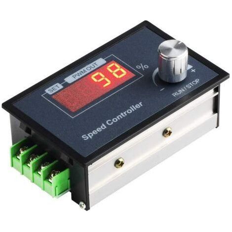 PWM-Gleichstrommotor-Drehzahlregler (PWM) DC 6–60 V 12 V 24 V 36 V 48 V 30 A Drehzahlregler mit Drehknopf (1/5)