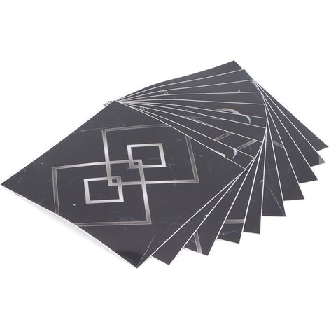 Set mit 10 selbstklebenden PVC-Wandfliesen, Tapeten für Küche und Wohnzimmer (1/5)