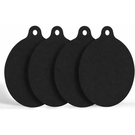Silikon-Induktionskochfeld-Schutzmatten-Set, Schwarz, Hitzebeständig bis 300 °C, Rutschfeste Kochfeldmatten, Spülmaschinenfest - 4er-Set (4 x 25 cm) (1/5)