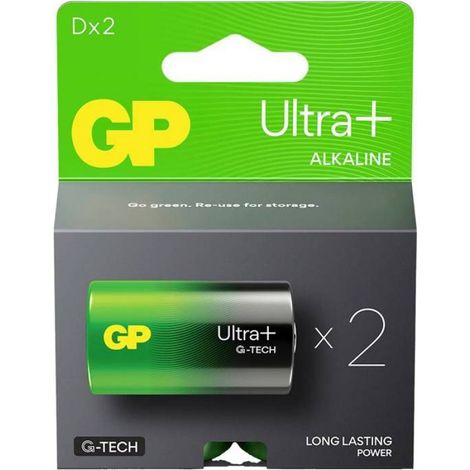 Pile LR20 - Alcaline - 1,5 V - Pour Appareils Grand Format - Lot De 2 (1/3)