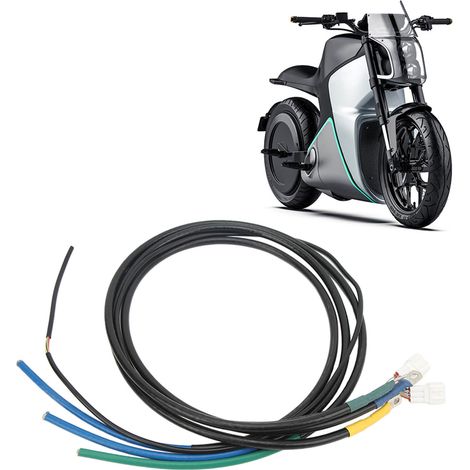 Câble d'extension en fil de cuivre pour moteur divisé de véhicule électrique et de moto, 25 mm², 1,35 m (livré dans un sac PE). (1/5)