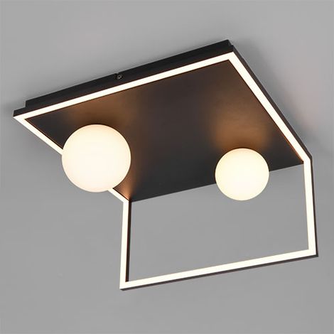 Lampe de plafond à design Arola Noir - 638110132 (1/3)