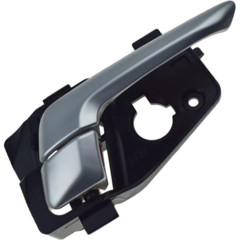 Poignée de porte intérieure de voiture, poignée de tirage de porte argent noir, poignées de porte intérieures compatibles avec Picanto/Morning 2011-2016, arrière droite (1/5)