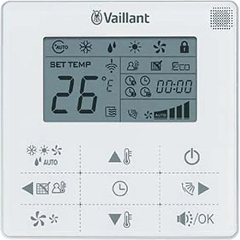 Vaillant Control del fan coil VA 1-WC WK Montaje en pared, 0020244354