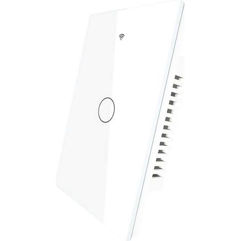 Interruttore Da Incasso Scatola 503, Touch Bianco, WIFI 2.4G Matter, TUYA, Smart Life,Apple Home, Google Home, Alexa, SmartThings, 10A, AC 90-250V, 50/60HZ, 120X72X38mm, IP20,Disponibili 1,2,3 Tasti (
