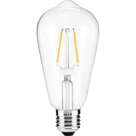 Ampoule LED à filament ST64 style rétro, ampoule Edison, ampoule à filament de tungstène créative rétro, tétine à bulles (1/5)