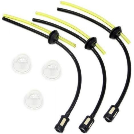 Kit de filtre à essence universel Joint de tuyau d'essence pour débroussailleuse tondeuse tondeuse débroussailleuse taille-haie élagueur (1/5)