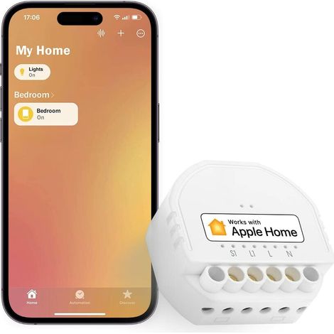 Interruptor de pared inteligente Meross mss810hk-un Wi-Fi 400W (1/3)