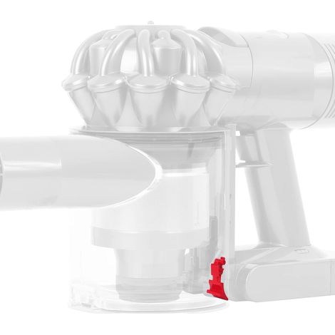 Bouton de verrouillage pour bac à poussière Dyson V8 V7 SV10 SV12 - Accessoire pour aspirateur - Pièces de rechange - Interrupteur de récupération de poussière avec ressort (1/5)