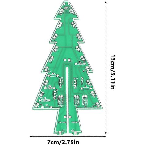 Grünes LED-Weihnachtsbaum-Dekorationsset für kreatives Design YS (1/3)