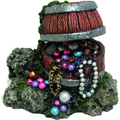 Set 2 pezzi Amtra Deko Action Barile con Tesoro